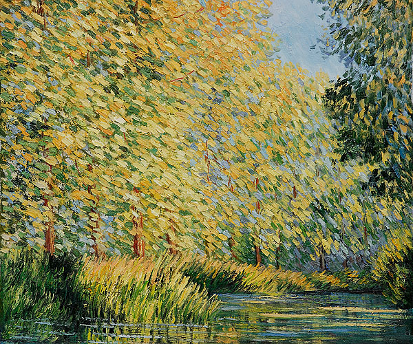 Bend in the Epte River by Claude Monet